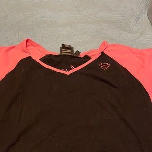 Harley Davidson pink and black tshirt
